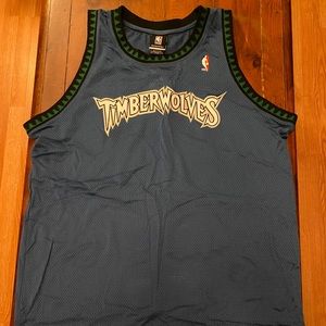 Authentic Reebok Minnesota Timberwolves NBA Jersey
